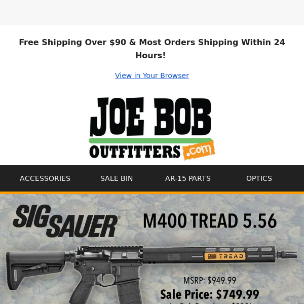 Save BIG on a Sig Sauer M400 Rifles!