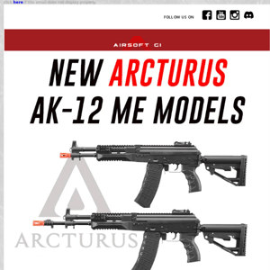 NEW ARCTURUS AK12 ME NOW AVAILABLE!