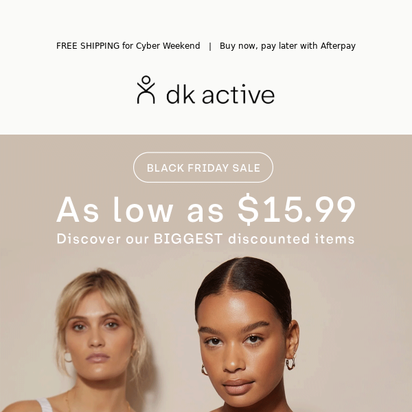 🛍️ Activewear as low as $15.99! 🛍️ + FREE SHIPPING 📦