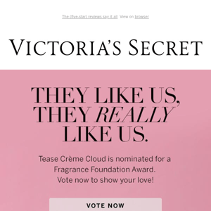 Love Tease Crème Cloud? Vote Now!