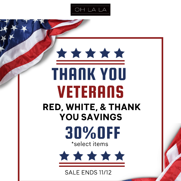 RED WHITE AND THANK YOU!
