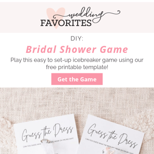 You Need To Do This For Your Bridal Shower! 💐