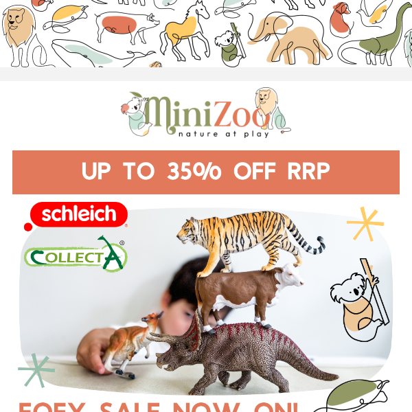 🐨 EOFY Sale 🦁 Up to 35% off Schleich & CollectA RRP