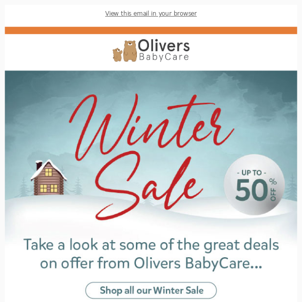 Save up to 50% in the Olivers Winter Sale 😃