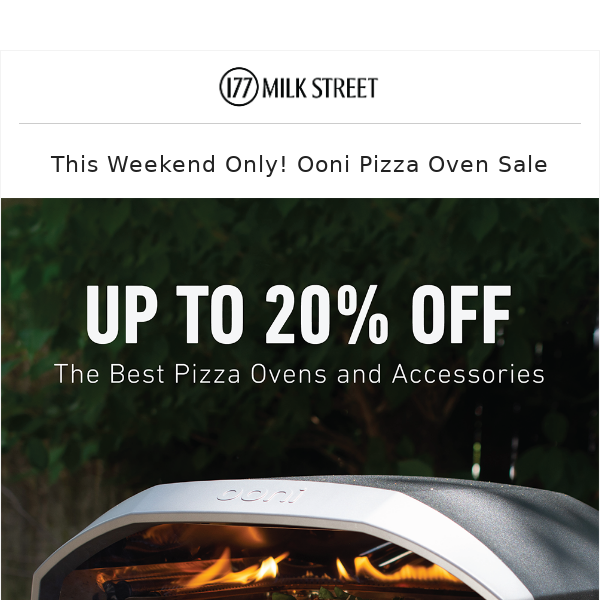 Up to 20% Off the Amazing Ooni Backyard Pizza Oven