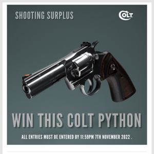 Win this Colt Python🐍 Click the photo to enter !!🎃