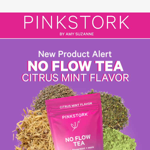 🍃🍋 Introducing No Flow Citrus Mint Tea - Your Weaning Ally!