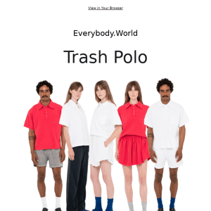 New Arrival: A Crisp Trash Polo