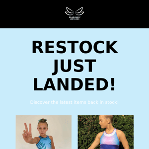 Restock just landed!