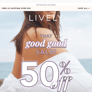 Starts NOW: That Good Good Sale