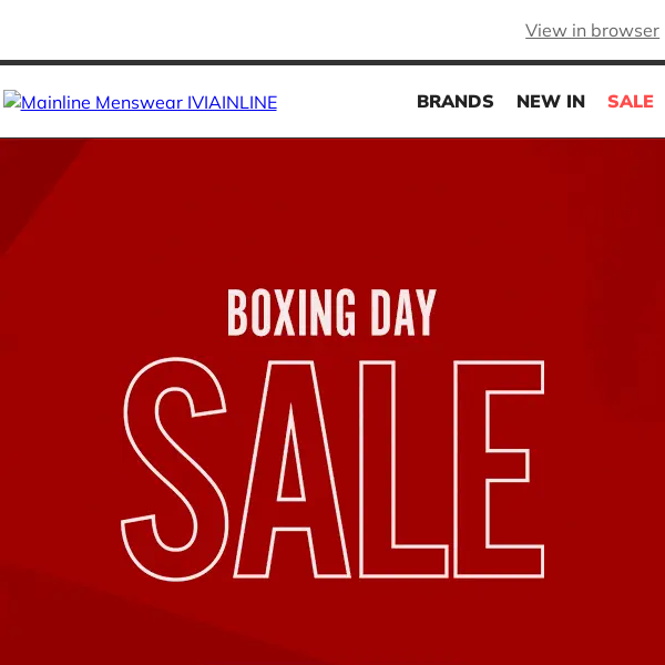 ⚠️ BOXING DAY SALE IS HERE ⚠️