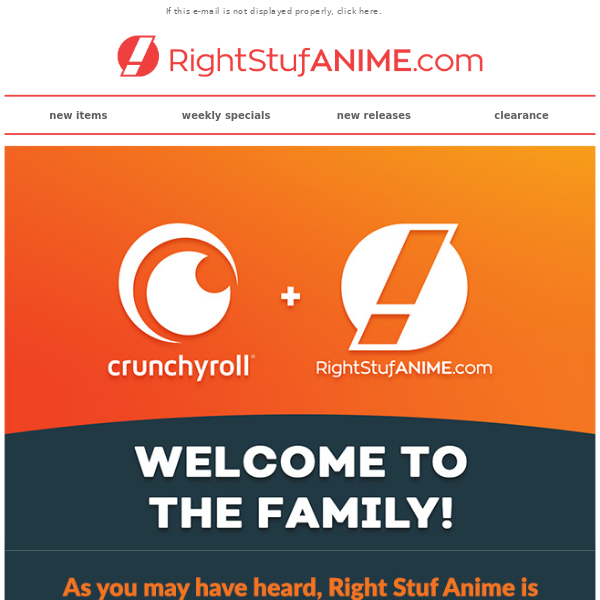Crunchyroll x Right Stuf Anime