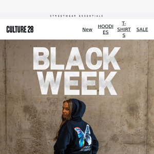 Black Week: 15% OFF Sitewide