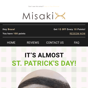 Get 30% OFF this St. Patrick's Day!