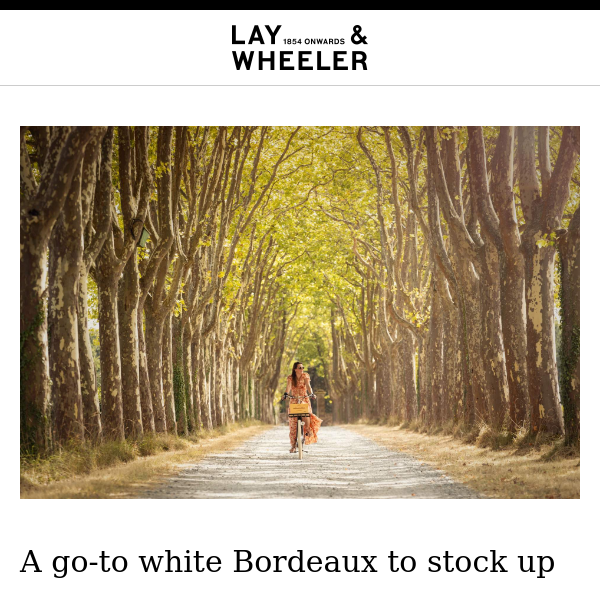 Just released: the sublime 2023 iteration of our favourite white Bordeaux
