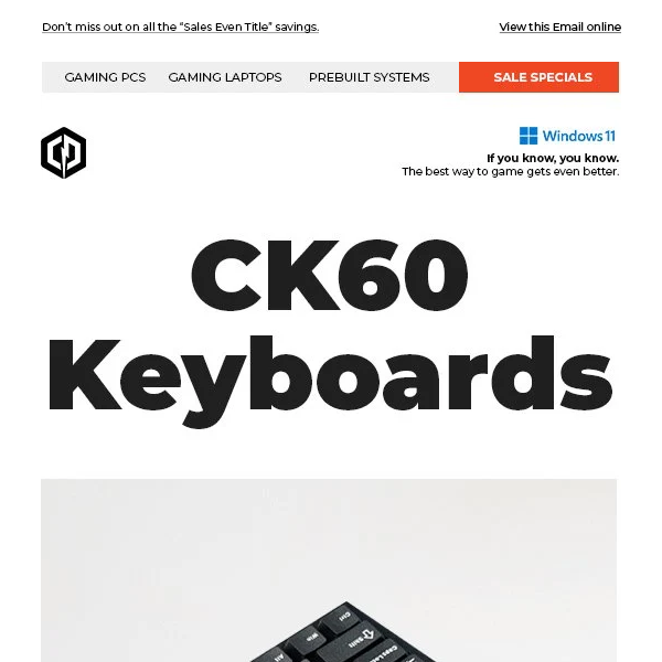 ✔ CK60 Keyboard