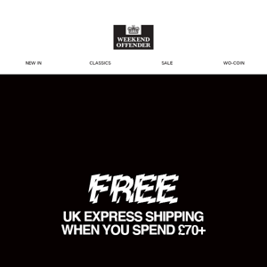 🚨 FREE UK EXPRESS SHIPPING | With orders £70+