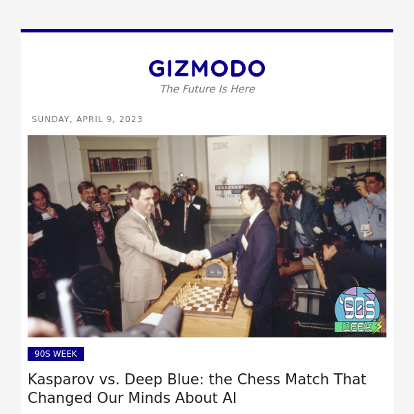 Kasparov vs. Deep Blue: the Chess Match That Changed Our Minds About AI