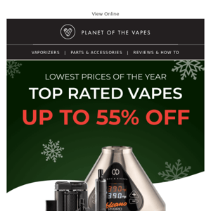 🔥Top Rated Vapes By Experts Up To 55% Off -Save Big Now!