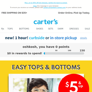 $5+ Deals >>> Shop easy tops + bottoms now!