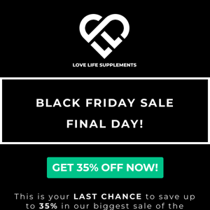 Final Day! Black Friday Sale 🎁