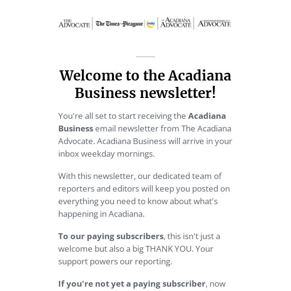 Acadiana Deals