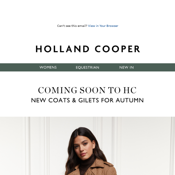 Coming Soon To HC For Autumn ✨ - Holland Cooper Clothing