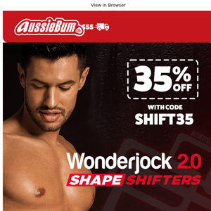 New ShapeShifter Pouch Enhancing Underwear. 35% Off - Get it First