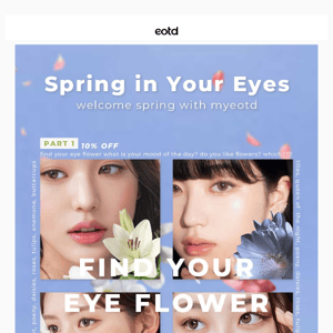 [eotd]🌸Spring in Your Eyes: 40% OFF??🌸