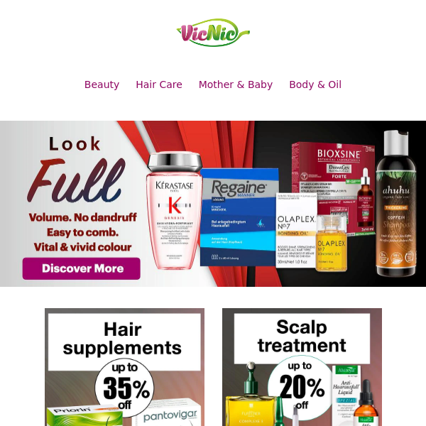 Hair Care Week: Big Savings on Pantovigar, Rausch, Dercos, Kérastase, Bioxsine, Ahuhu, Priorin & many more