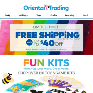 ALERT 📣 Hot Deals on Summer Toy & Game Kits!