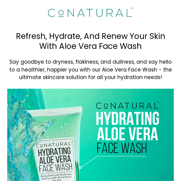 Hydrating Aloe Vera Face Wash 😍