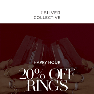 2 HOURS ONLY | 20% OFF RINGS