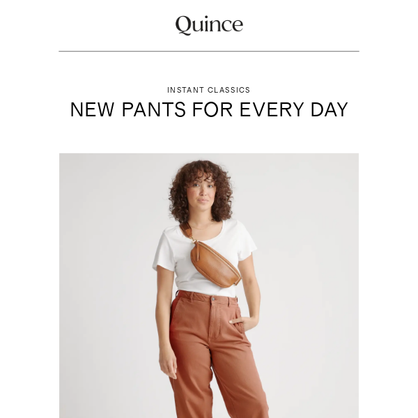 Just dropped: new pants for summer - Quince