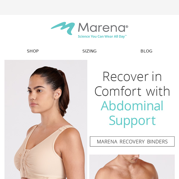 Abdominal Compression Binders  Post Surgery Abdominal Binder - The Marena  Group, LLC
