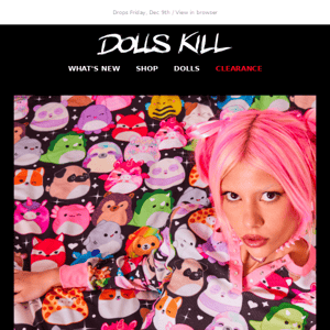 Coming Soon: Dolls Kill x SQUISHMALLOWS
