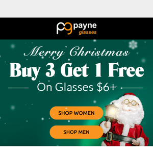 🎅🎄 Christmas Sales: Buy 3 Get 1 Free