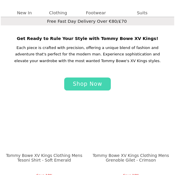 Tommy Bowe XV Kings | Most-Wanted Styles 🌄