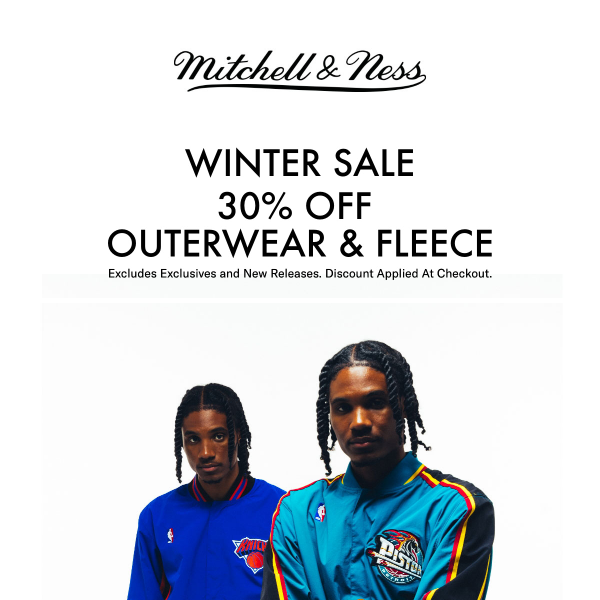 WINTER SALE | 30% Off Outerwear & Fleece ❄️