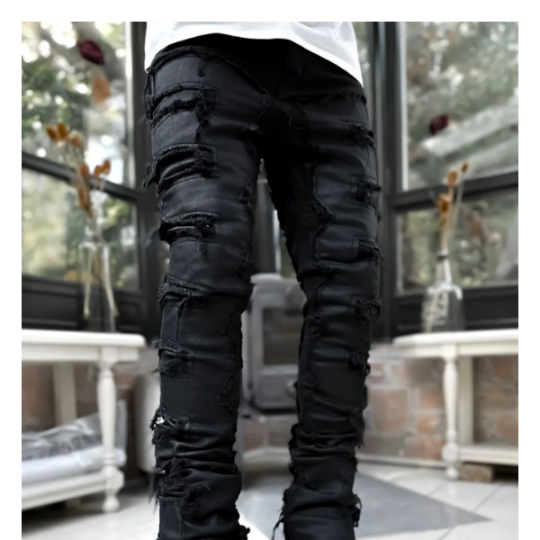 Waxed stacked denim back in stock!