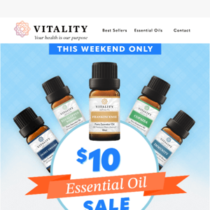 OVER 30 Oils - Only $10 Each!