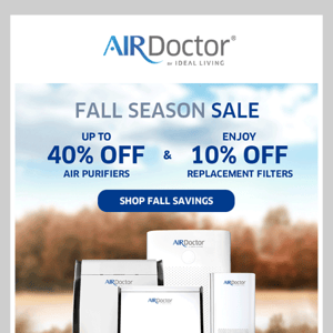 🍂 Fall Into Clean Air & Huge Air Purifier Savings!