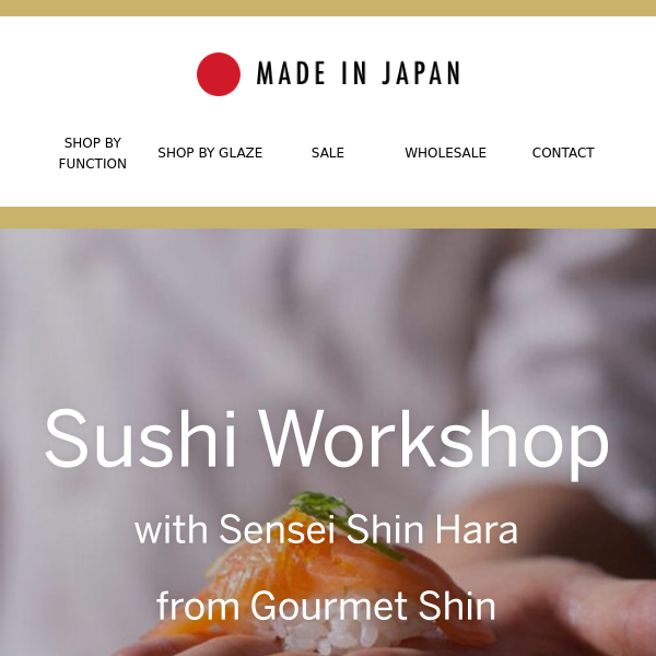 Sushi workshop - get in quick!