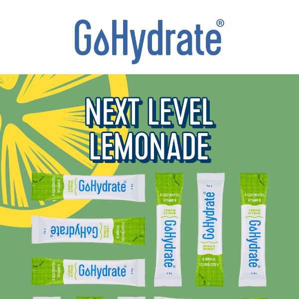 Enjoy Refreshing Lemonade with 5 Electrolytes! 🍋