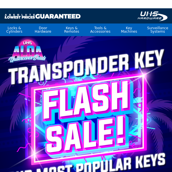 🚨🚨FLASH SALE🚨 $1.99 Transponder Key Sale NOW!🚨🚨