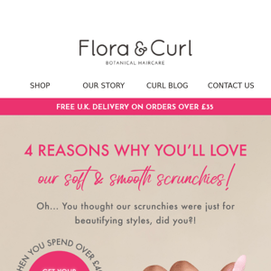 4 reasons why you'll love our scrunchies 🌸