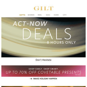 🚨 8-Hour Act-Now Deals 🚨