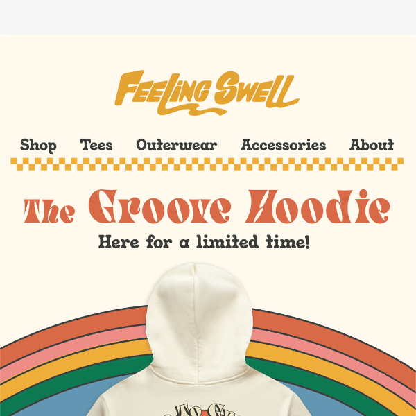 The Groove Hoodie has arrived!