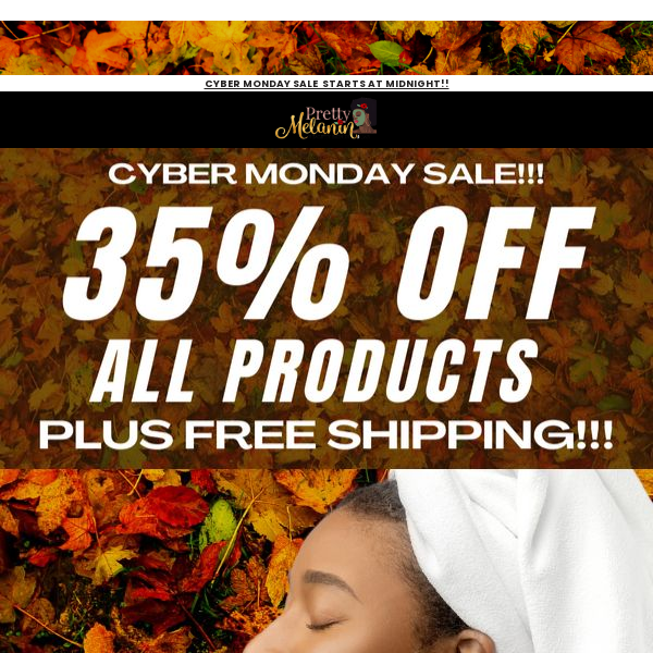 Cyber Monday Sale Starts at Midnight!!!