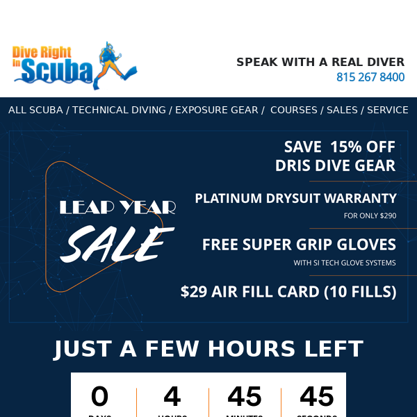 Just a few hours left - Leap Year Sale